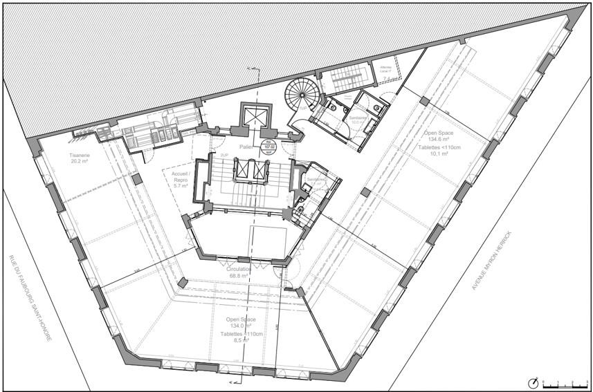 Bureau Paris 3305m² Location bureau Paris OLBUR2310558 3